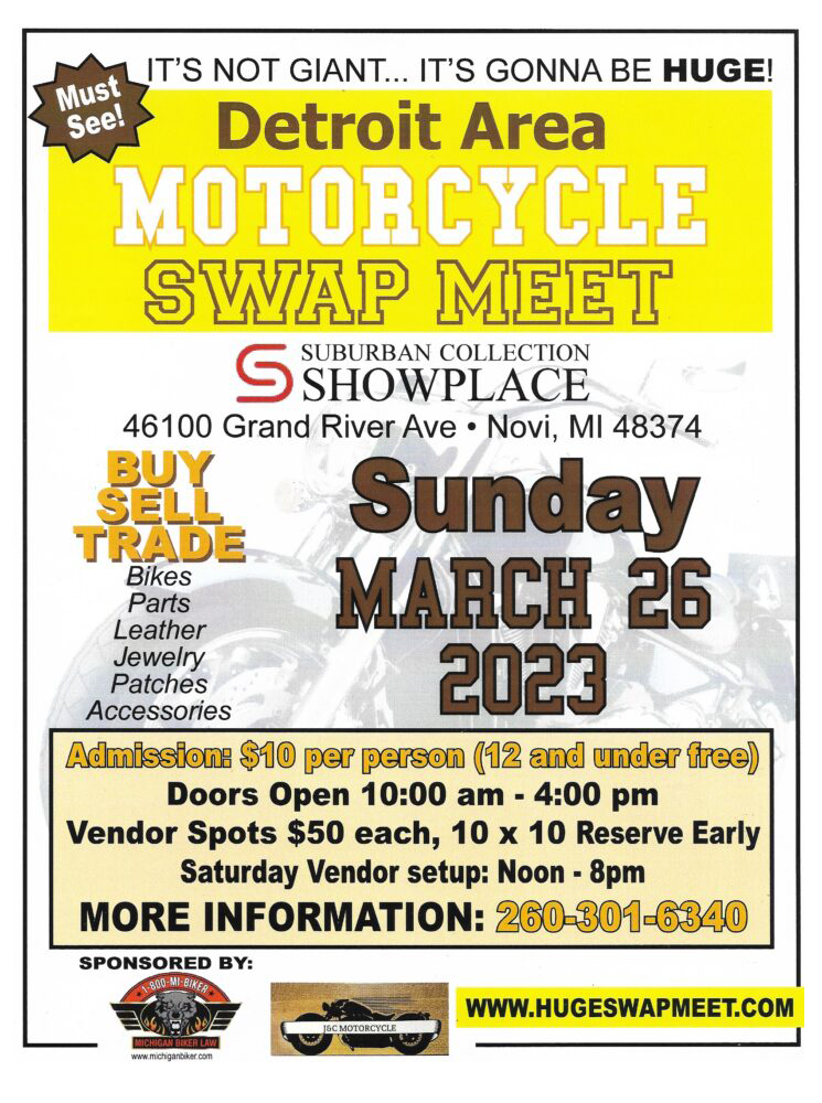 Detroit 2023 Huge Motorcycle Swap Meet