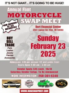 2-23-2025 Flint, Michigan Swap Meet Flyer