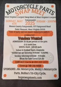 5-4-2025 Point Pleasant, West Virginia Swap Meet Flyer